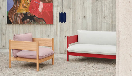 Arbour Club Sofa von HAY - Stofgruppe 1 / Schwarz lackierte Buche mit wasserbasierter Lackierung - Jacobsen Plus