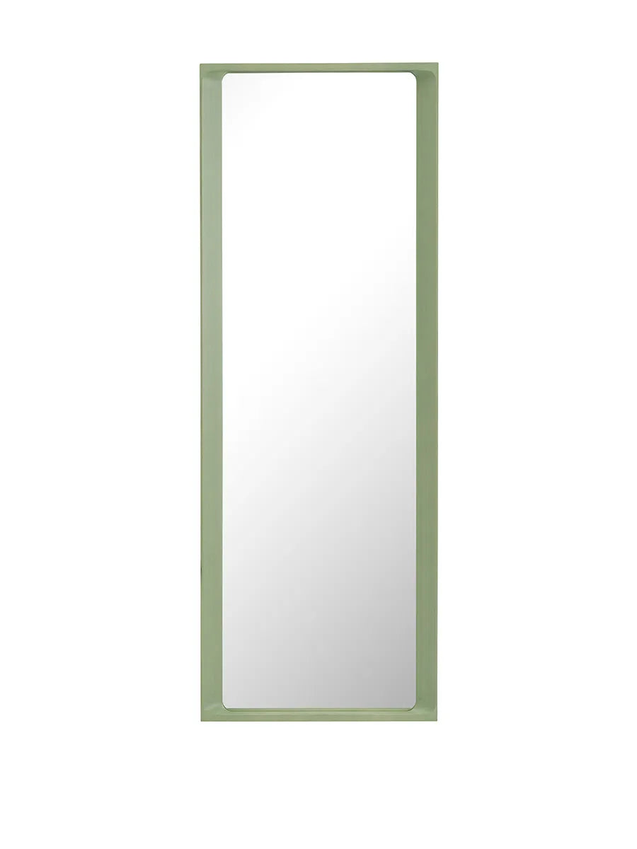 Arced Mirror, 170x61 von Muuto - Hellgrün - Jacobsen Plus