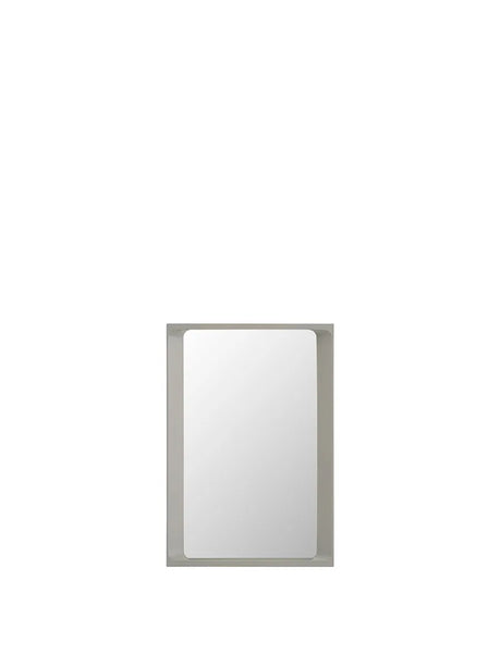 Arced Mirror, 80x55 von Muuto - Hellgrün - Jacobsen Plus
