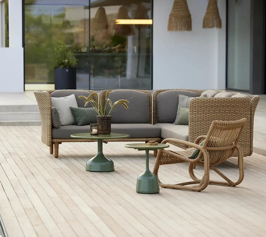 Arch 3-pers. Sofa m. lav arm/ryg fra Cane-line - 3 - Jacobsen Plus