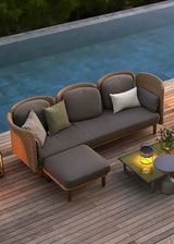 Arch 3-pers. Sofa m. chaise longue fra Cane-line - 2 - Jacobsen Plus