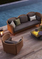 Arch Loungestol, høj arm/ryg fra Cane-line - 2 - Jacobsen Plus