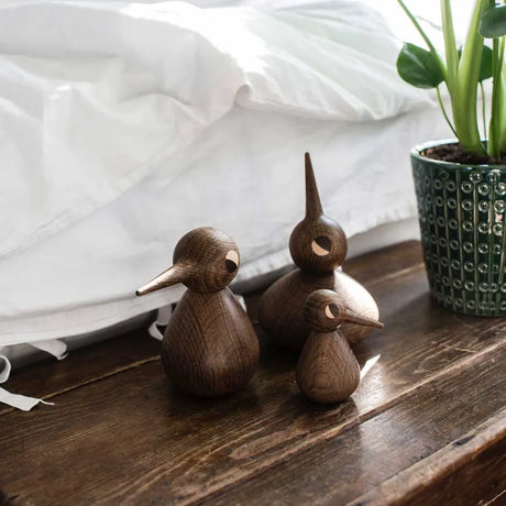 Birds von Kristian Vedel - Helle Eiche / Klein H: 7,5 cm-Ø: 4 cm - Jacobsen Plus