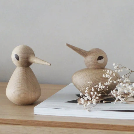 Birds von Kristian Vedel - Helle Eiche / Klein H: 7,5 cm-Ø: 4 cm - Jacobsen Plus