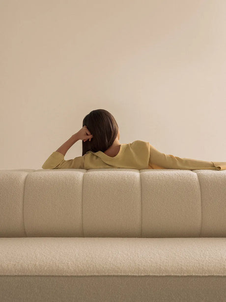 Eave Seamline Modular Sofa 4 Pers. Configuration 1 von Audo Copenhagen - Audo Bouclé 02 - Jacobsen Plus