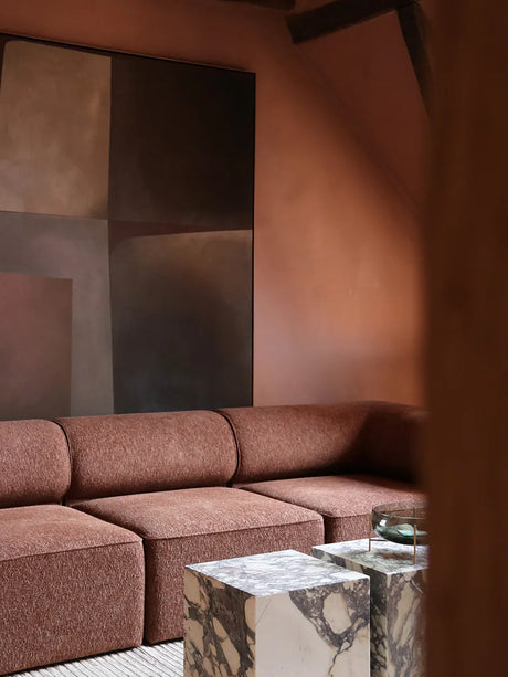 Eave Sofa 3 pers. Konfiguration 2 von Audo Copenhagen - Bouclé 02 - Jacobsen Plus