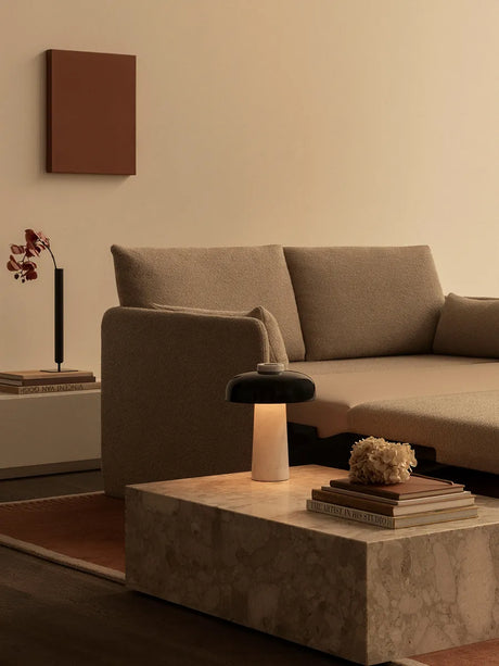 Offset 2-Sitzer Sofa Bed von Audo Copenhagen - Audo Bouclé 02 - Jacobsen Plus