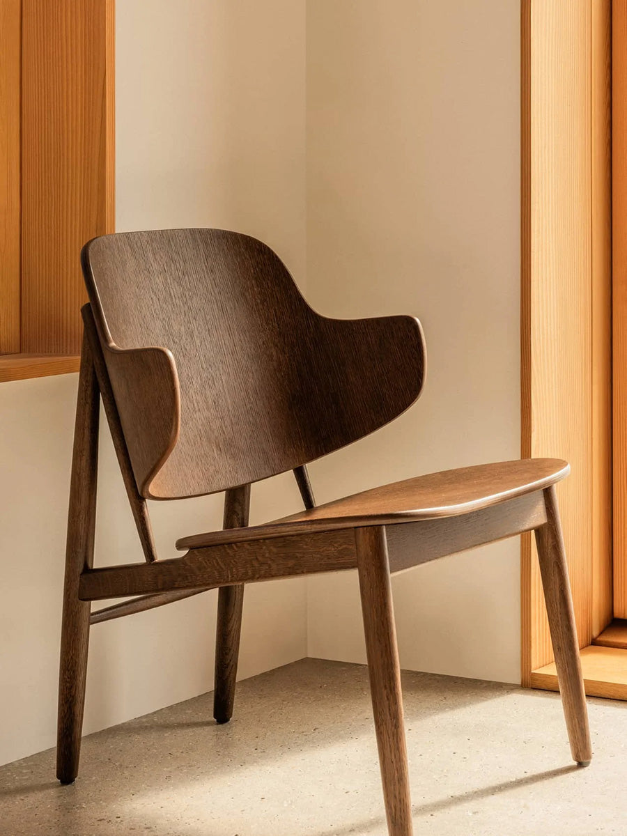 Audo Copenhagen - The Penguin Wooden loungestol - 2 - Jacobsen Plus