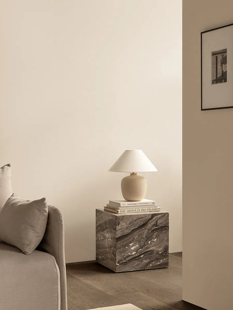Plinth Cubic, grey galaxy marble fra Audo Copenhagen - 2 - Jacobsen Plus