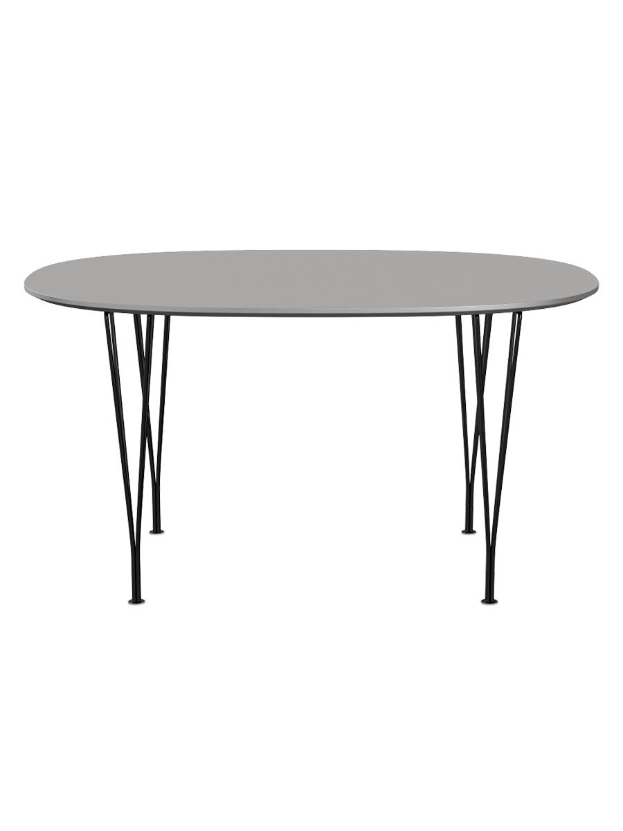  - Grey Efeso mit Aluminiumkante - Schwarzes Gestell - Jacobsen Plus