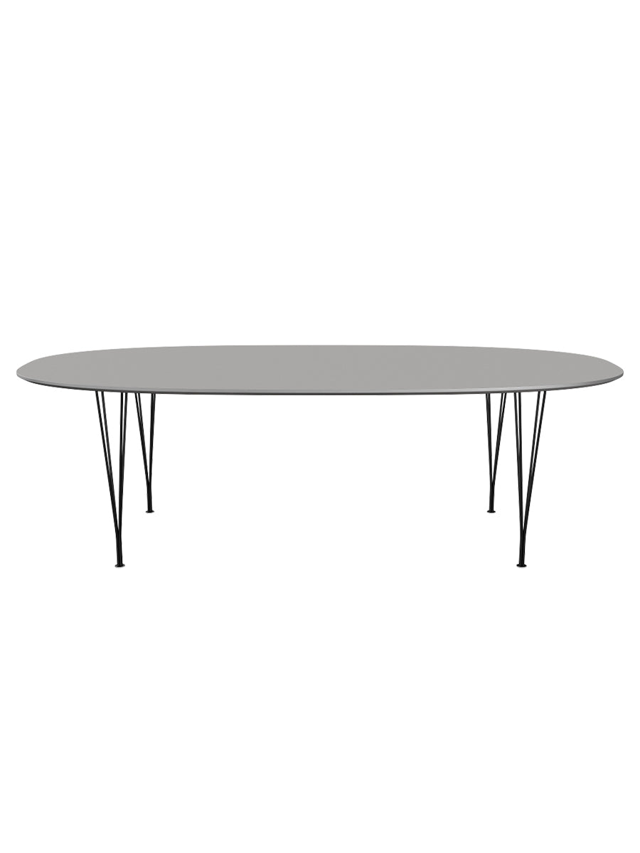  - Grey Efeso m. Aluminiumkante - Schwarzes Gestell - Jacobsen Plus