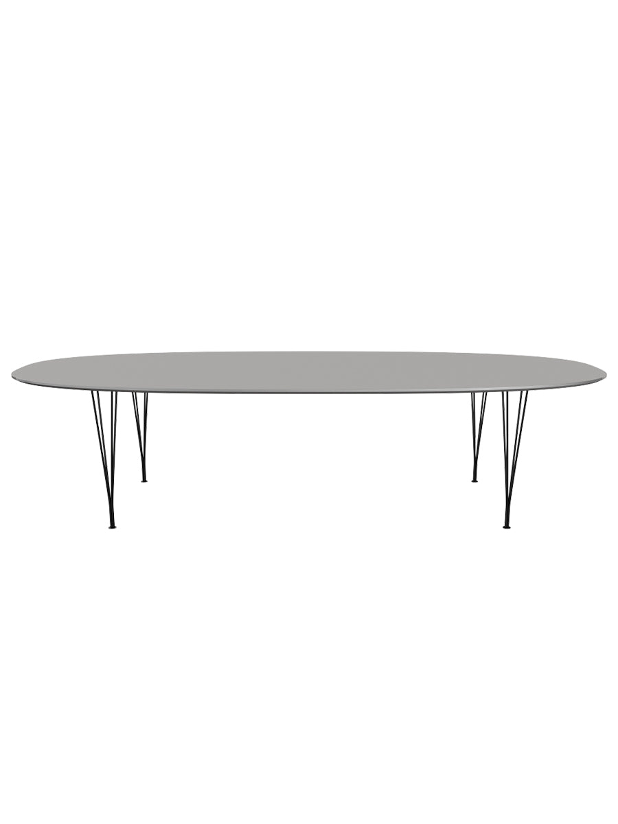  - Grey Efeso mit Aluminiumkante - Schwarzes Gestell - Jacobsen Plus