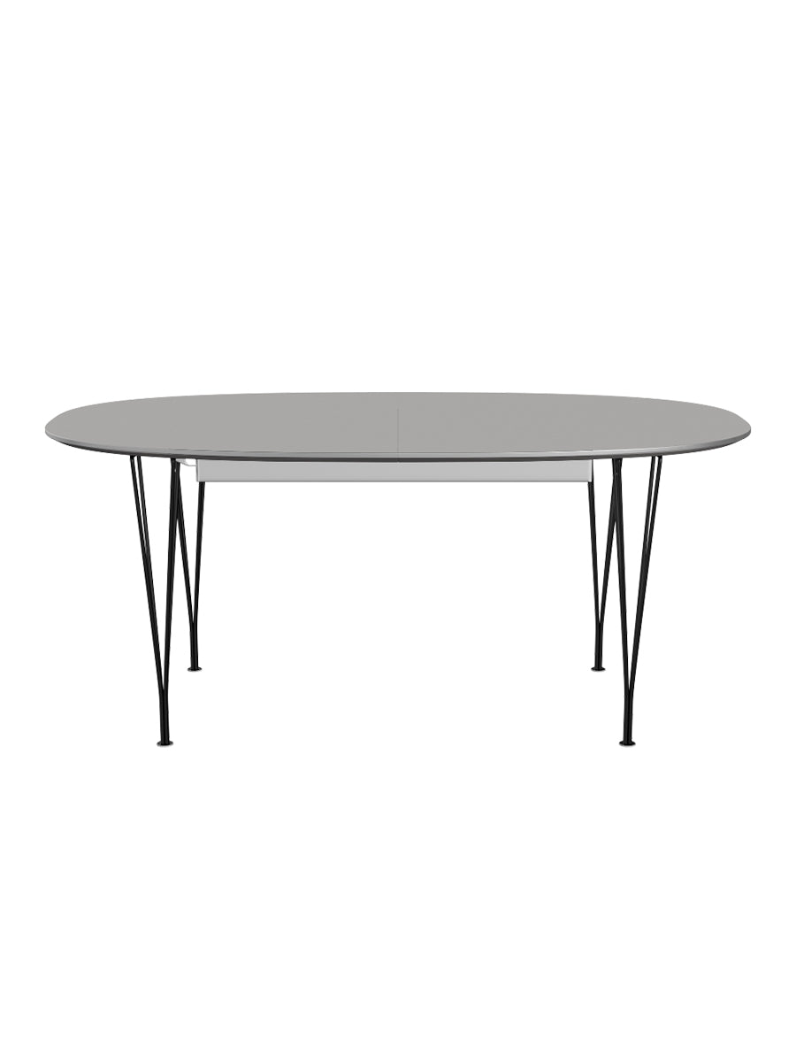  - Grey Efeso mit Aluminiumkante - Schwarzes Gestell - Jacobsen Plus