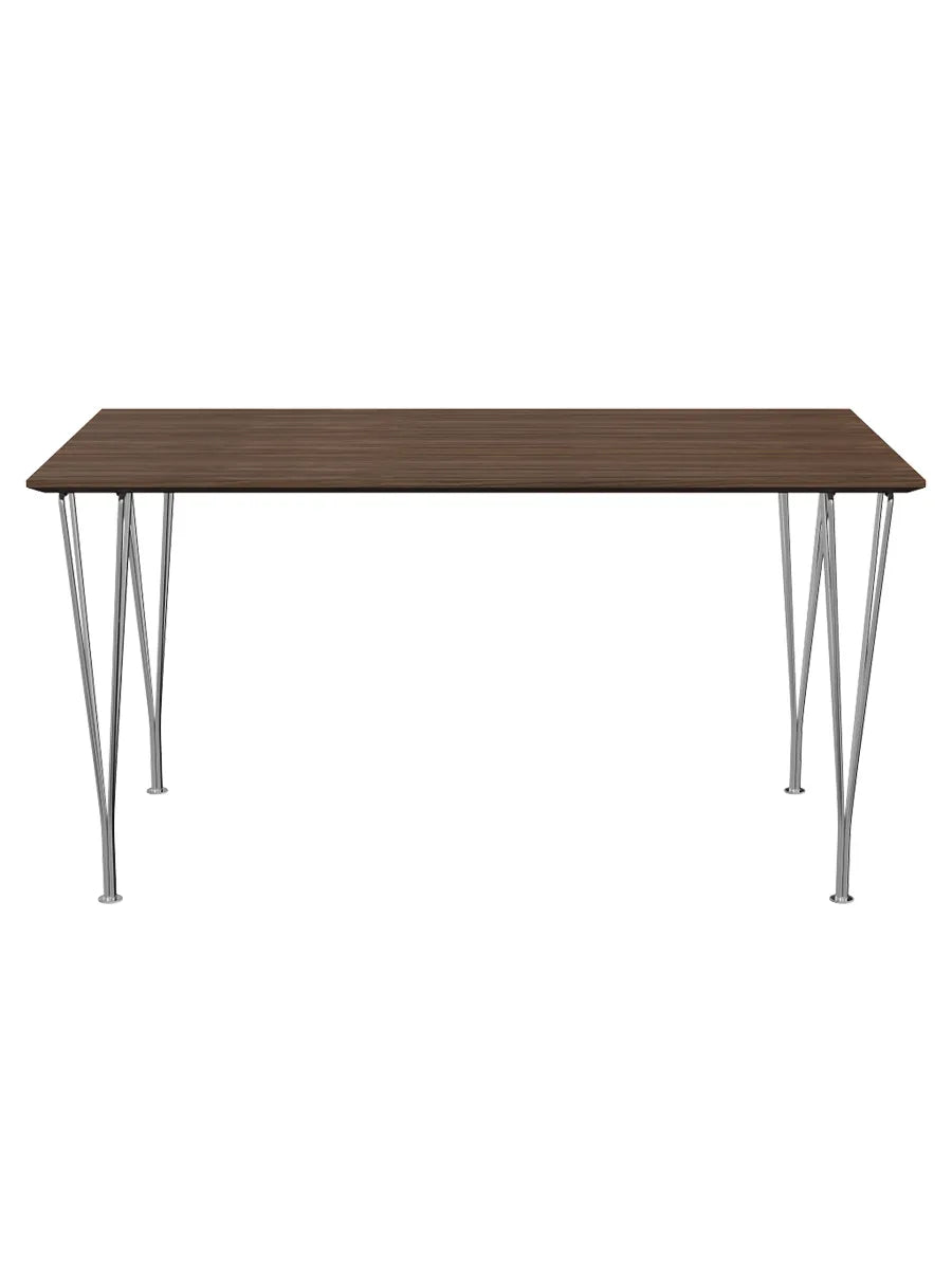 Piet Hein B637 Spisebord, 140 x 80 cm fra Fritz Hansen - Valnød finér m. finérkant - Jacobsen Plus