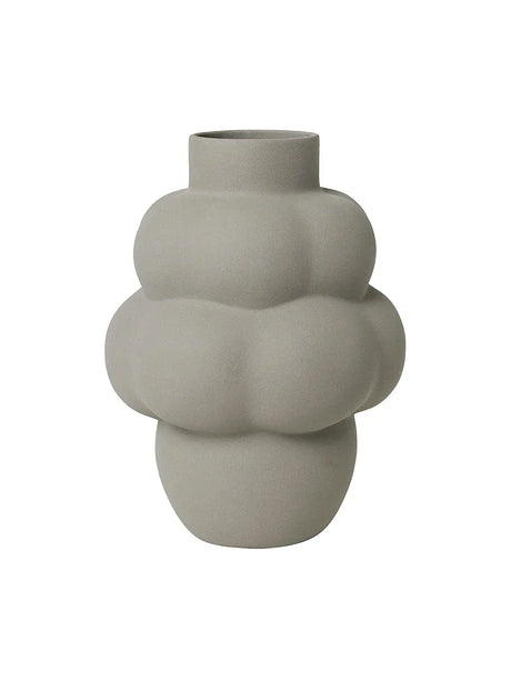 Balloon Vase 04 Grande, Keramik von Louise Roe - Grau mit Sandoptik - Jacobsen Plus