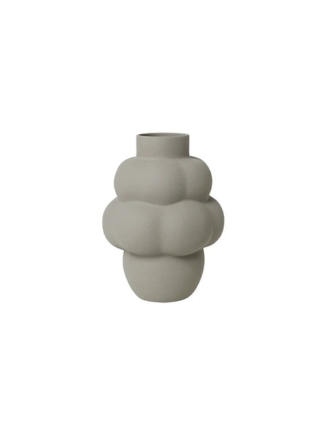 Balloon Vase 04 Petit, Keramik von Louise Roe - Grau mit Schliff - Jacobsen Plus