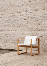 Bodil Kjær Outdoor Lounge-Set aus Teak mit 1 Beistelltisch und 4 Lounge-Sesseln inkl. Kissen von Carl Hansen & Søn - 2 - Jacobsen Plus