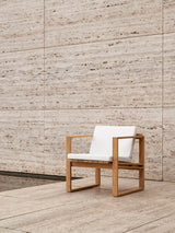Bodil Kjær Outdoor-Loungeset aus Teak mit 1 Sidebord, 1 Bank und 2 Lounge-Sesseln inkl. Kissen von Carl Hansen & Søn - 6 - Jacobsen Plus