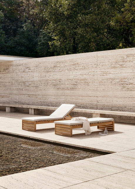 BK14 Sonnenliege in Teak, inkl. Kissen von Carl Hansen & Søn - 2 - Jacobsen Plus