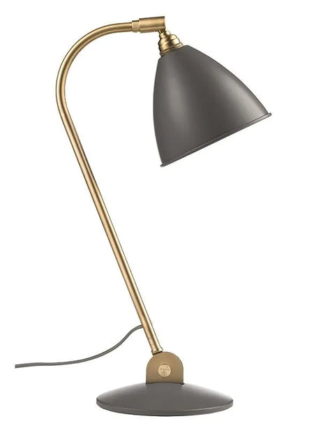 Bestlite BL2 Tischleuchte von GUBI - Grau - Messing - Jacobsen Plus