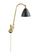 Bestlite BL6 Wandleuchte von GUBI - Charcoal black - Messing - Jacobsen Plus