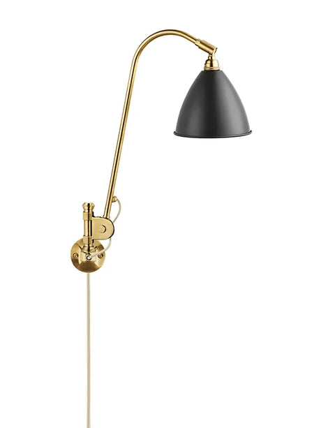 Bestlite BL6 Wandleuchte von GUBI - Charcoal black - Messing - Jacobsen Plus