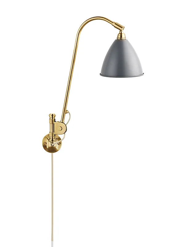 Bestlite BL6 Wandleuchte von GUBI - Grau - Messing - Jacobsen Plus