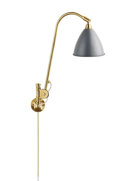 Bestlite BL6 Wandleuchte von GUBI - Grau - Messing - Jacobsen Plus