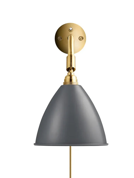 Bestlite BL7 Wandleuchte von GUBI - Grau-Messing - Jacobsen Plus