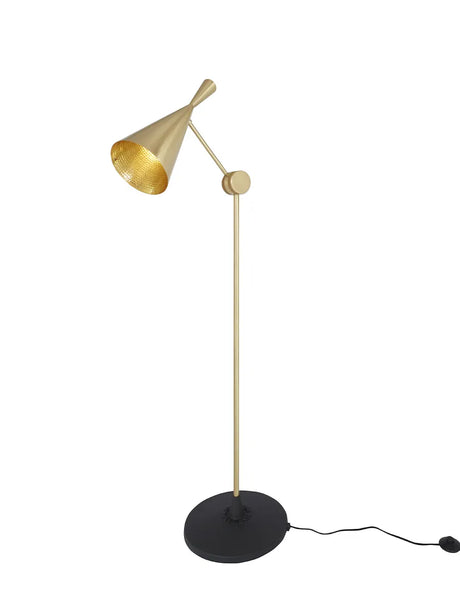 Beat Stehleuchte von Tom Dixon - Messing - Jacobsen Plus