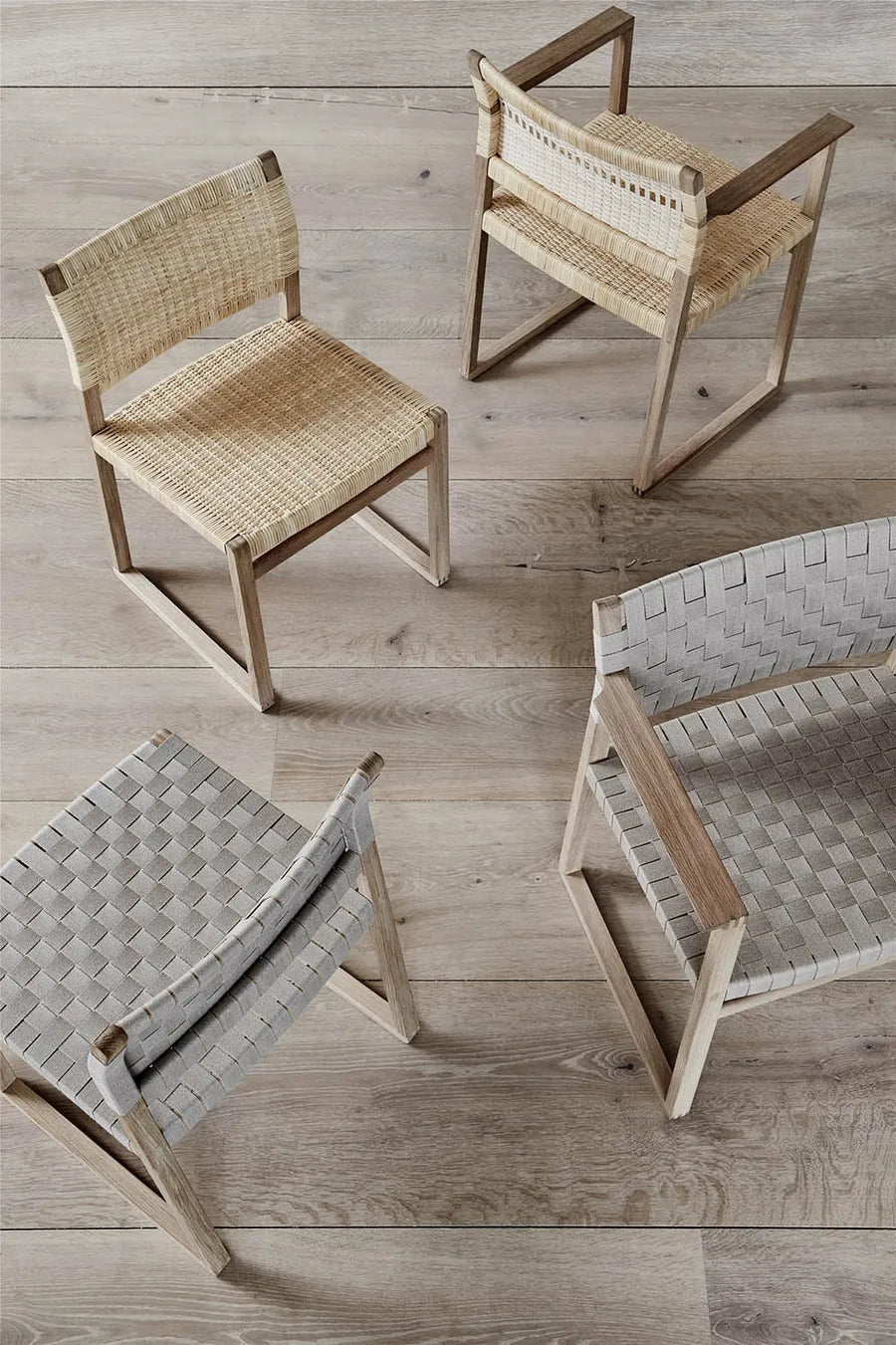 BM61 Stuhl, Rattan-Geflecht af Børge Mogensen - 3 - Jacobsen Plus