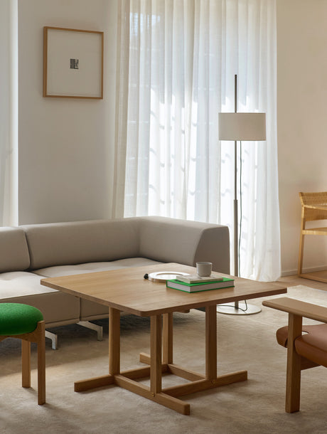 BM80 Shaker Couchtisch, quadratisch, von Børge Mogensen - Eg / Öl - Jacobsen Plus