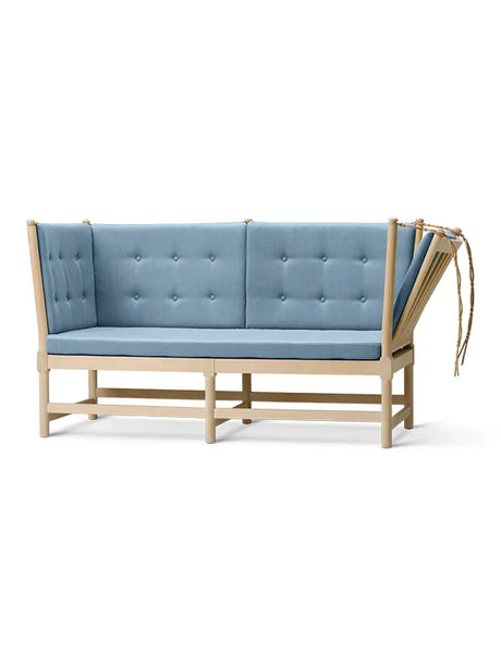 Spoke-Back Sofa von Børge Mogensen - Stofgruppe 1 / Eiche geseift - Jacobsen Plus