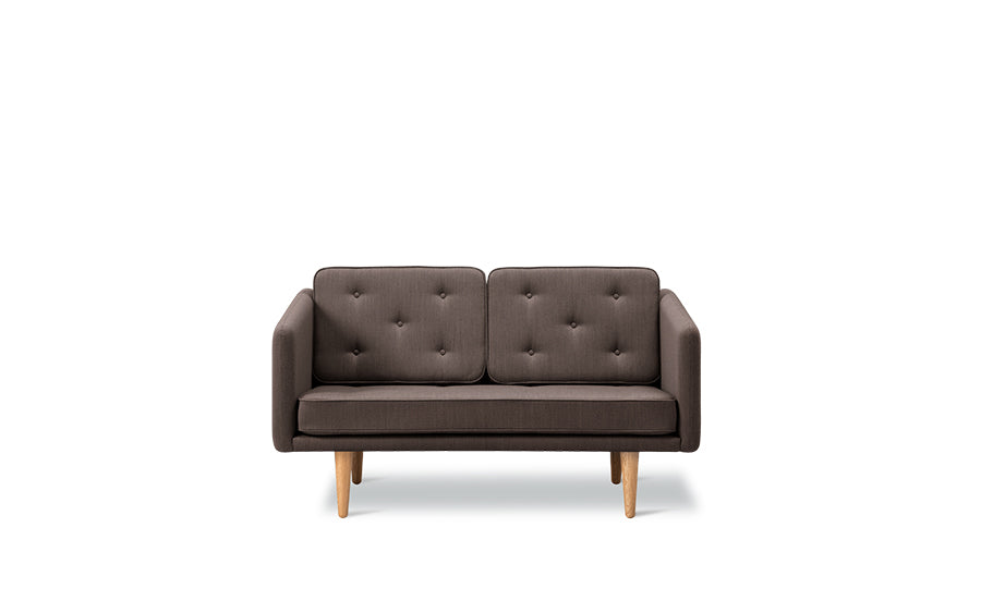No. 1 Sofa 2-Sitzer, Mood von Børge Mogensen - Mood 2102 - geölte Eiche - Jacobsen Plus