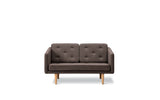 No. 1 Sofa 2-Sitzer, Mood von Børge Mogensen - Mood 2102 - geölte Eiche - Jacobsen Plus