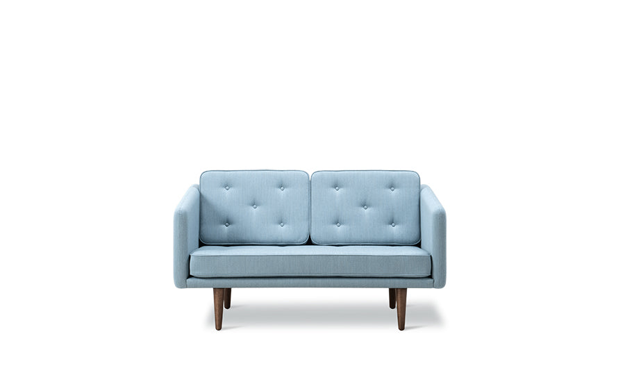 No. 1 Sofa 2-Sitzer, Mood von Børge Mogensen - Mood 3103 - Geräucherte Eiche gebeizt - Jacobsen Plus