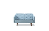 No. 1 Sofa 2-Sitzer, Mood von Børge Mogensen - Mood 3103 - Geräucherte Eiche gebeizt - Jacobsen Plus