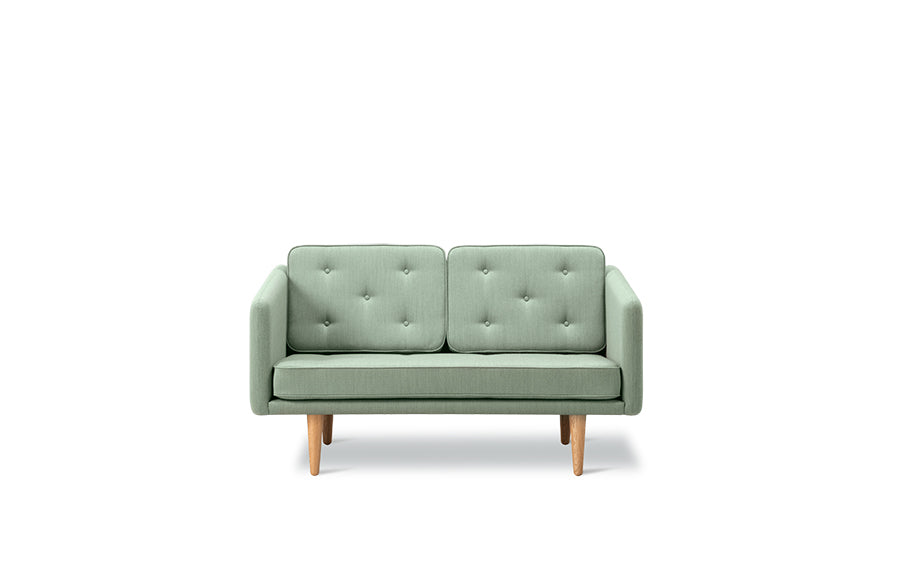 No. 1 Sofa 2-Sitzer, Mood von Børge Mogensen - Mood 4106 - geölte Eiche - Jacobsen Plus