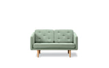 No. 1 Sofa 2-Sitzer, Mood von Børge Mogensen - Mood 4106 - geölte Eiche - Jacobsen Plus