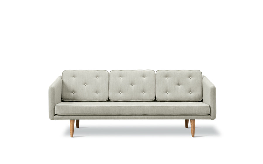 No. 1 Sofa 3-Sitzer, Mood von Børge Mogensen - Mood 1101 - Hell geölte Eiche - Jacobsen Plus