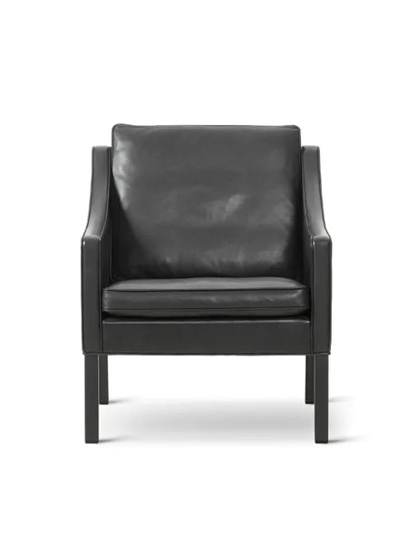 2207 Lounge-Stuhl von Børge Mogensen - Eiche geseift / Ledergruppe 2 - Jacobsen Plus