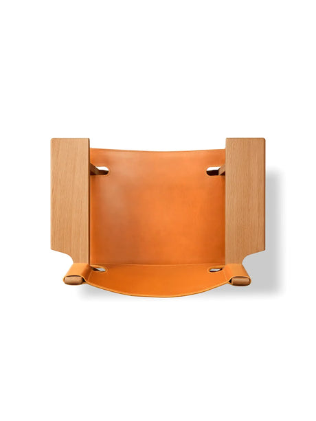 The Spanish Chair in naturfarbenem Leder, Eiche Öl von Børge Mogensen - 5 - Jacobsen Plus