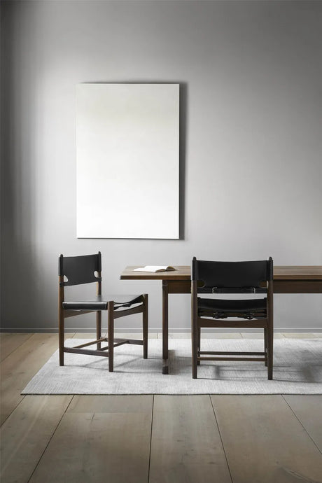Spanish Dining Chair von Børge Mogensen - Naturfarbenes Leder / Eiche geseift - Jacobsen Plus