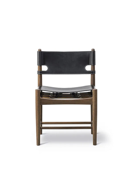 Spanish Dining Chair von Børge Mogensen - Naturfarbenes Leder / Eiche geseift - Jacobsen Plus