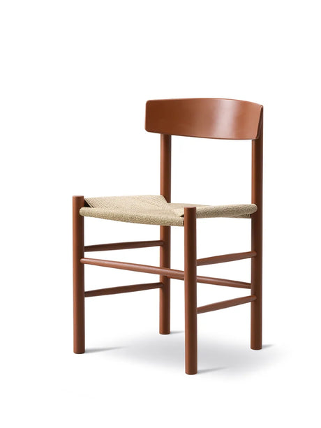 J39 Mogensen Stuhl, Heritage Red von Børge Mogensen - 5 - Jacobsen Plus