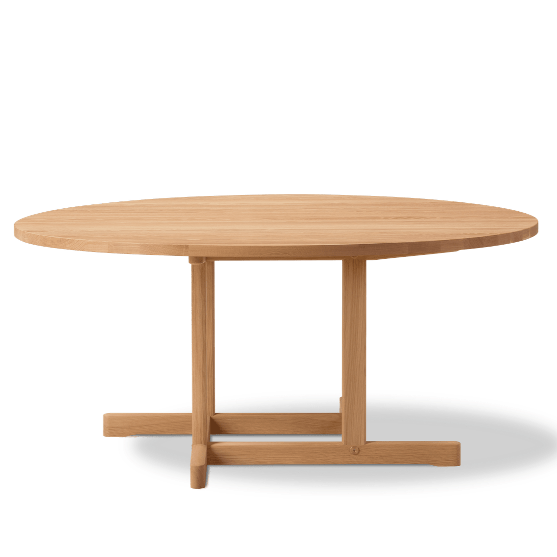 BM80 Shaker Sofabord, rund von Børge Mogensen - Eg / Öl - Jacobsen Plus