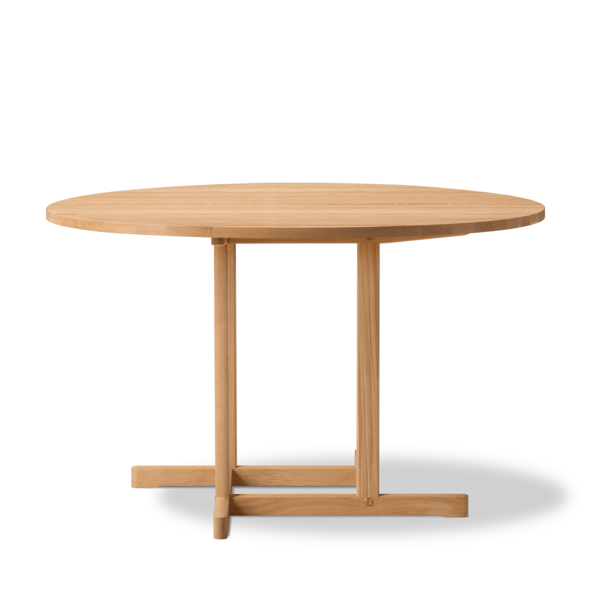 BM80 Shaker Esstisch, rund von Børge Mogensen - Eg / Öl - Jacobsen Plus