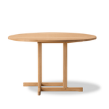 BM80 Shaker Esstisch, rund von Børge Mogensen - Eg / Öl - Jacobsen Plus