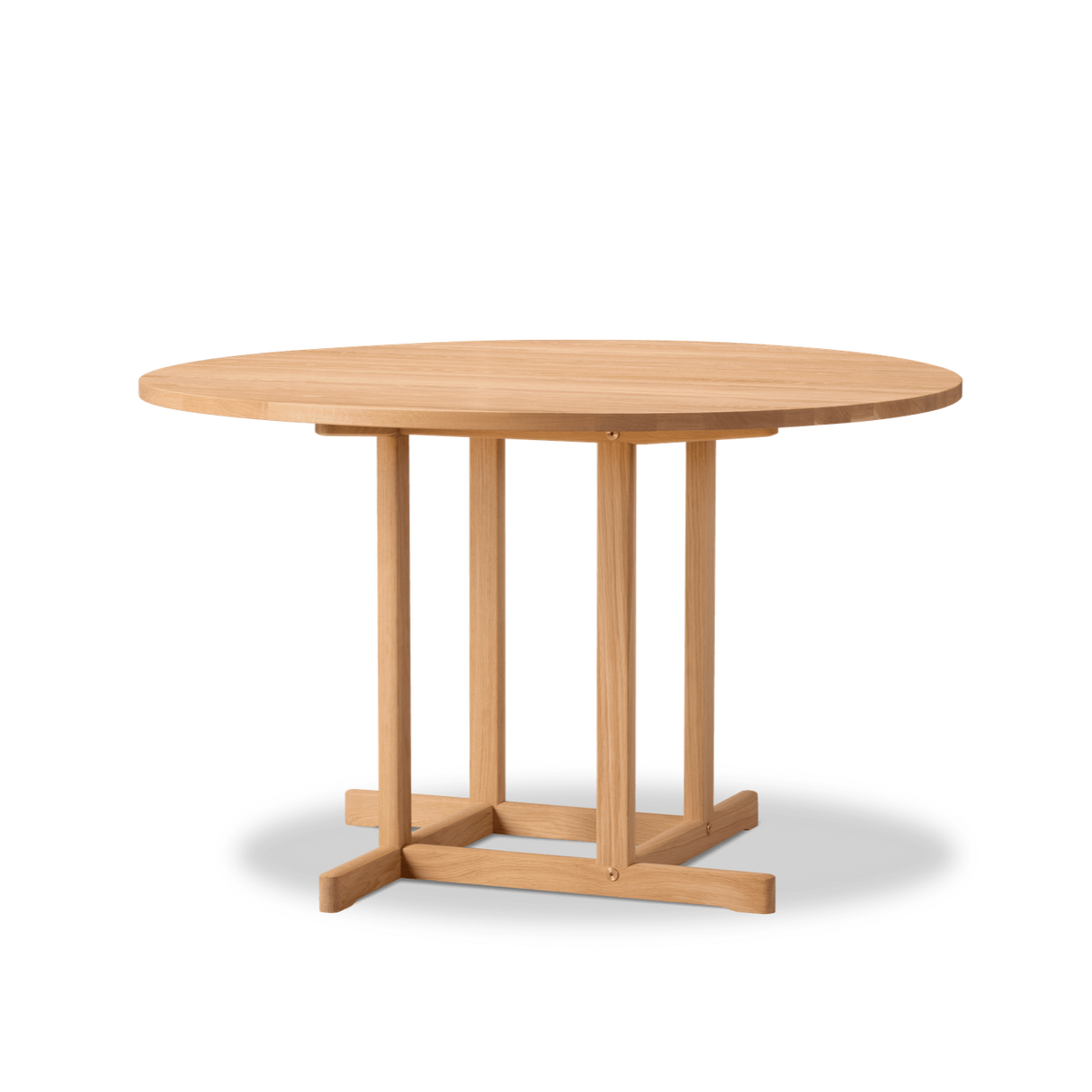 BM80 Shaker Esstisch, rund von Børge Mogensen - 3 - Jacobsen Plus