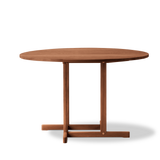 BM80 Shaker Esstisch, rund von Børge Mogensen - Geräucherte Eiche / Öl - Jacobsen Plus
